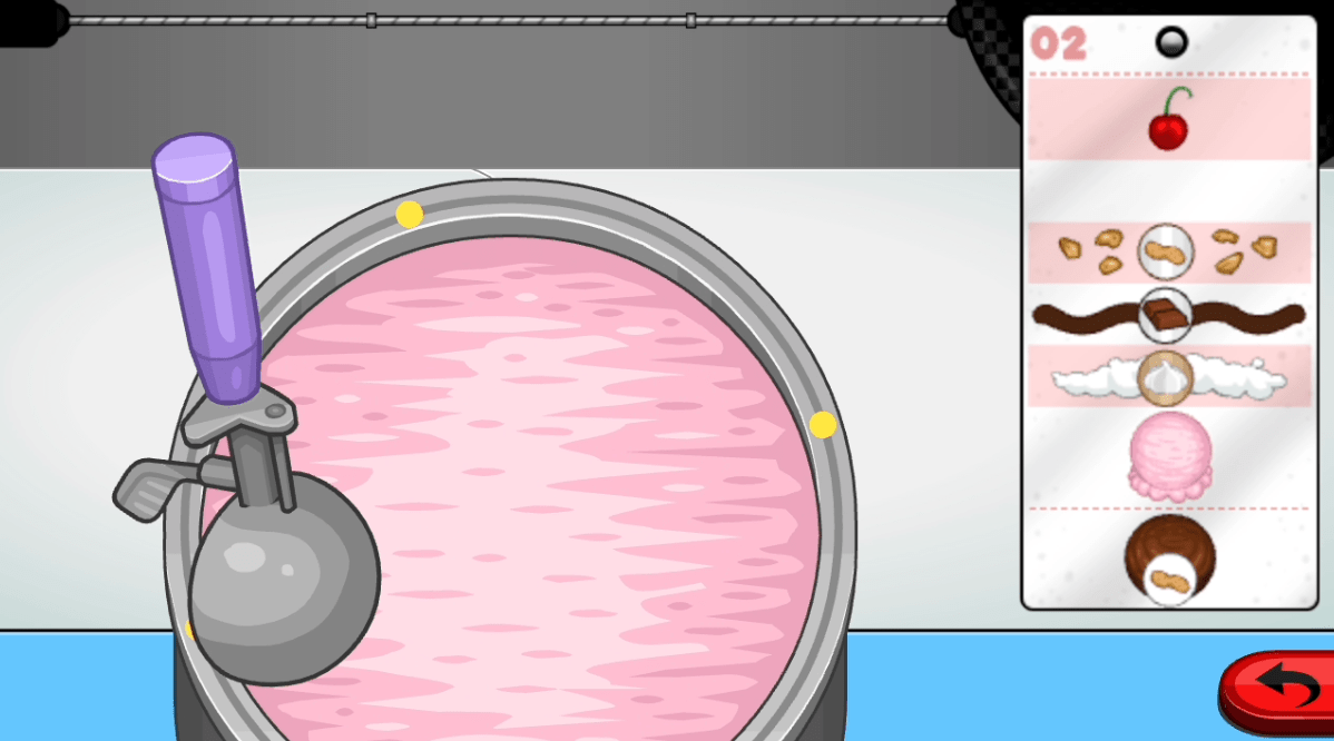 Papa's Scooperia Play it Online at Coolmath Games